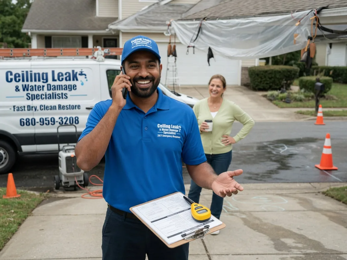 Ceiling Leak Cleanup Dyke, VA FAQs